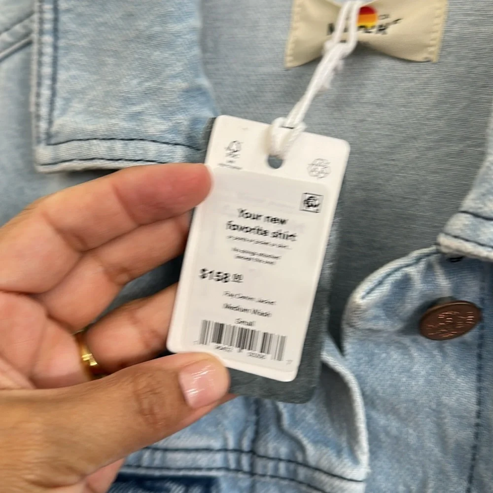 NEW Marine layer ray denim jacket - Picture 8 of 8